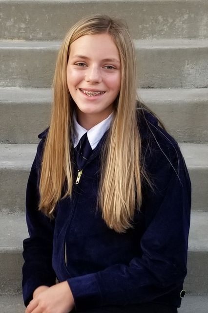 FCMS FFA Quiz competitor Abbie Gilbert